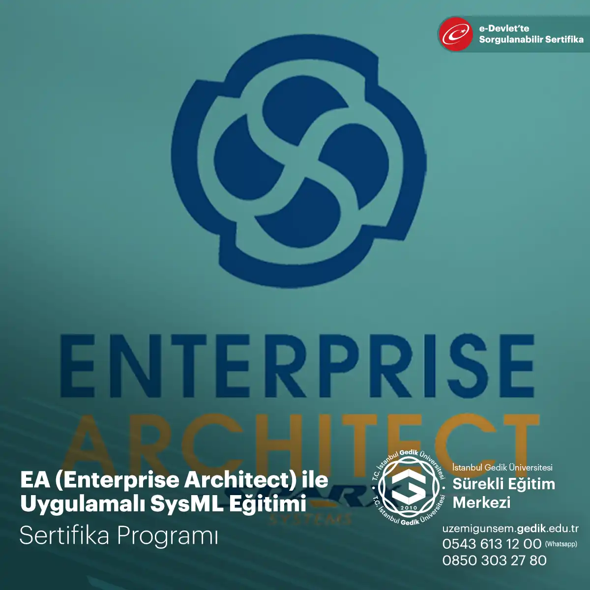 EA (Enterprise Architect) ile Uygulamalı SysML Eğitimi 